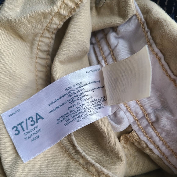 OshKosh B'gosh Tan Overalls 3T Dapper Earthy Cottagecore Granola Crunchy - Picture 6 of 6